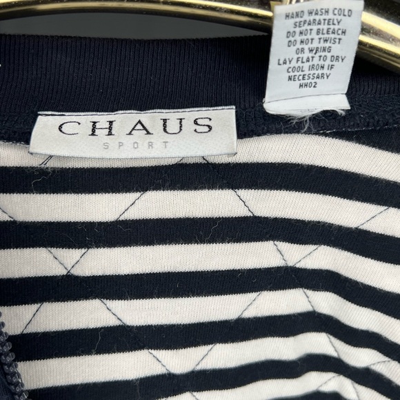 Vintage Chaus USA Blue Quilted 100% Cotton
Zip Up Jacket Large HTF EUC SIZE M - Picture 5 of 5